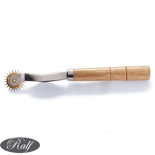 Roata de trasare cu maner din lemn si roata dintata extrem de ascutită din metal - Prym 611277